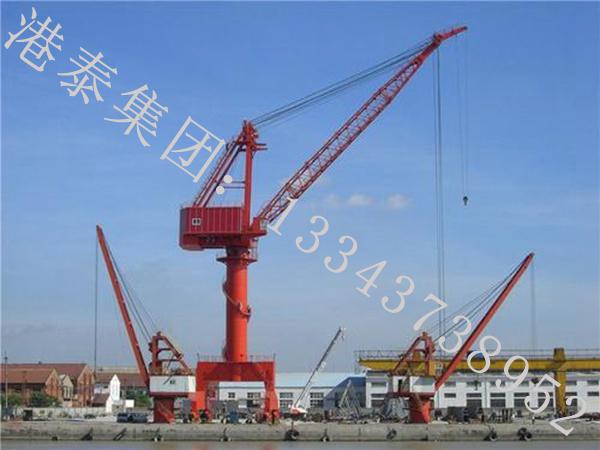 浙江臺州單臂架門座式起重機公司45噸單臂架門座吊工作范圍廣