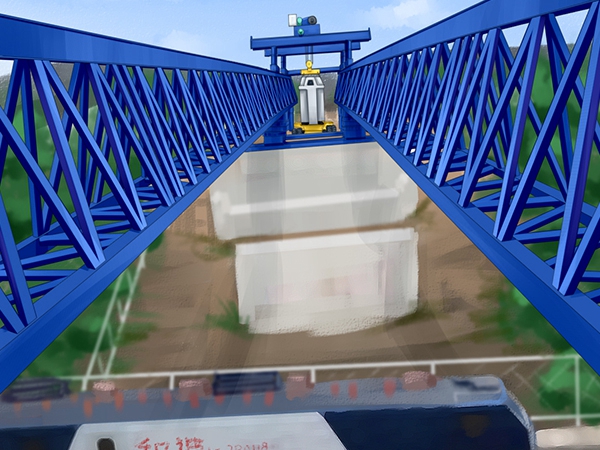 河北唐山豫中架橋機出租超出鐵路運輸限界
