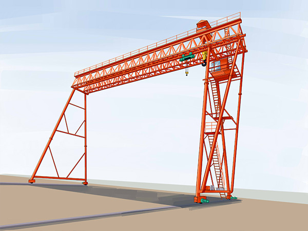 湖北十堰80噸自動化控制集裝箱龍門吊價格