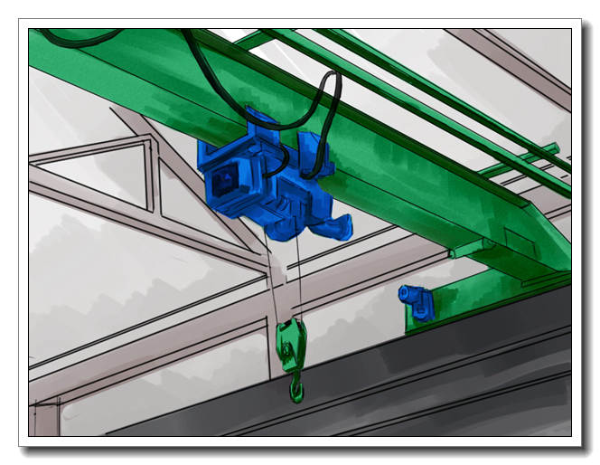山東濟南3噸行車行吊廠家配套變頻器安裝