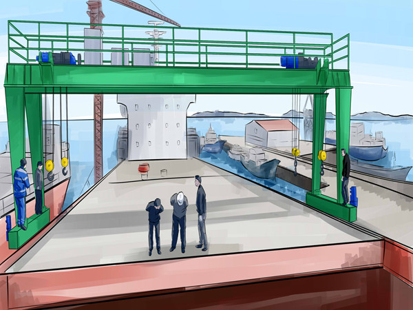 廣東江門10噸龍門吊出租廠家推薦90噸提梁機