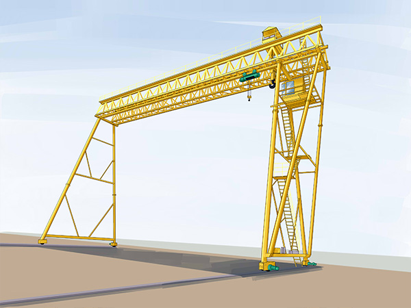 山西太原龍門吊生產(chǎn)廠家60噸單梁9米高出廠價(jià)