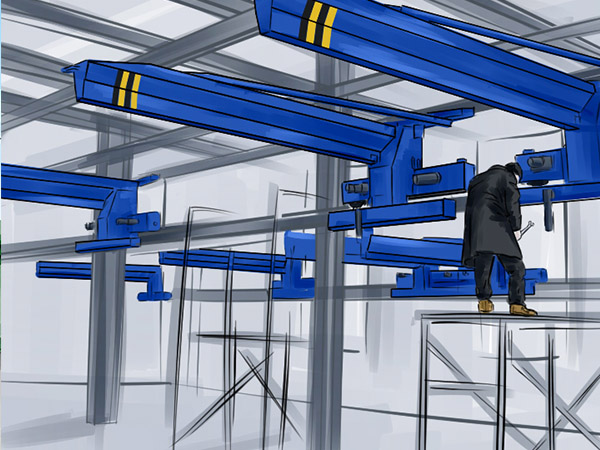 湖北荊州冶金用3噸天車行吊生產(chǎn)廠家設備安裝